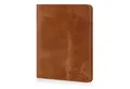 Brown Bear Geldbörse Classic 8015 mit 9 Kartenfächern und RFID-Schutz, aus Echtleder Farbe Cognac Vintage