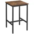 Boxxx Bartisch, Braun, Schwarz, Metall, Holzwerkstoff, teilmassiv, 60x90x60 cm, Esszimmer, Tische, Stehtische