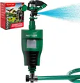 Pattler Vogel-Schreck Wasserstrahl Tiervertreiber, Katzenschreck, Vogelabwehr, Reiherschreck, Vogelschreck, Katzenabwehr, Hundeabwehr 1-tlg., PIR-Bewegungsmelder I Reichweite bis zu 10 m