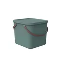 Rotho Kunststoff AG Rotho ALBULA Aufbewahrungsbox, 40 Liter, Aufbewahrungskiste ideal zur systematischen Aufbewahrung geeignet, Farbe: mistletoe green 1050105092