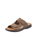 Rieker 25592, Herren Pantoletten, Braun (Tabak), 41 EU (7.5 UK)