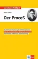 Klett Lektürehilfen Franz Kafka, Der Proceß: Interp... | Buch | Zustand sehr gut