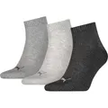 Puma Quarter Socken 3er Pack - grau