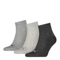 PUMA Unisex Quarter-Socken 3 Paar Gr. 35/38 | Socken | Strümpfe