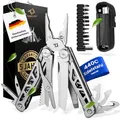 TREKLINE Multitool [440C Edelstahl] Outdoor Camping Survival Multitool Werkzeug Messer, Überlebensmesser, Taschenmesser, Multifunktionswerkzeug, Multi Tool, Multifunktionsmesser (Breath F27)