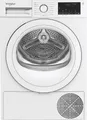 Whirlpool CWSD83MWWSFR, Freistehend, Frontlader, Wärmepumpe, Weiß, Drehregler, Links