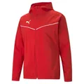 Puma Teamrise Allwetter Poly Jacke - rot
