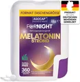 Agocap – Melatonin Tabletten Strong – Schlaf Komplex für Einschlafen & Jetlag – 360 Tabletten Vorrat