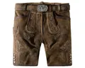 Stockerpoint Trachtenlederhose Bertl Herren (1-tlg) Trachtenlederhose, Trachtenhose, Bayerische Lederhose, Oktoberfest