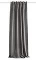 HOMEbasics | Akustikvorhang Uni | ACUSTICO | Lärm-, Hitze-, Kälte- und Zugluft-Schutz + abdunkelnd | grau | 245 x 135 cm