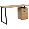 Vente-Unique Schreibtisch, Schwarz, Holz, 1 Schubladen, Rechteckig, 140x75x60 cm, Arbeitszimmer, Schreibtische, Bürotische