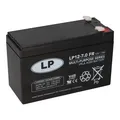 Bleiakku 12V 7Ah F1 Akku Batterie für Alarmanlage AGM VdS USV-Systeme Rasenmäher