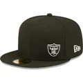 New Era Cap 59FIFTY Herren Basecap NFL Limited Edition (Las Vegas Raiders, schwarz, 6 7/8)