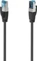 HAMA Network CAT 6a Cable 10Gbps S/FTP 1,5m schwarz LAN Ethernet RJ45 M27