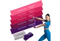 Body & Mind Fitnessrolle Body & Mind Fitnessbänder Set – 5 Widerstandsbänder für Yoga & Kraft (Widerstandsbänder in 5 Stufen, Traingsbänder für Muskelaufbau), Yoga, Pilates & Work-Out