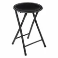 5five Simply Smart Klapphocker, Sitzhocker, Stahl, Kunststoff, Holzfaser, 46 cm