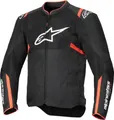 Alpinestars T-Sps Air V2 Motorrad Textiljacke, schwarz/rot, M