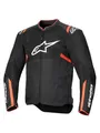 Alpinestars T-Sps Air V2 Motorrad Textiljacke, schwarz/rot, M