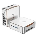 NiPoGi Pinova P2 Mini PC, АMD Ryzen 4300U(bis zu 3,70 GHz), 16GB DDR4 1024GB M.2 SSD Mini Desktop Computer W-11 Pro für Schule/Büro/Heim, Dual-WiFi, 1000Mbps LAN, HDMI, DP, Typ-C, 4K Triple Display.