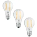 Osram LED Base Classic A 75 Filament, 7,5 W, 1055 lm, E27, kaltweiß, klar, 3er-Pack