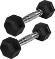 MOVIT Hexagon Kurzhanteln 2er Set 2kg, Hantel Hanteln Kurzhantelset