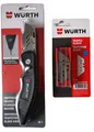 WÜRTH Trapezklingen-Messer 071566515 plus 10 x Trapez Ersatzklingen im Spender