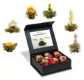Creano Teebox Creano Geschenkset Teelini 6er mit Geschenkbox Magnet weiß grüner Tee
