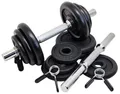 Hantelset + Hantelscheiben aus Gusseisen, Durchmesser 25 mm 11,21,35 kg, vers...