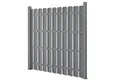 neu.holz Gartenzaun, »Siero« Lamellenzaun WPC Sichtschutz 180x180cm Grau