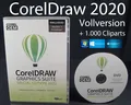 Corel Draw Graphics Suite SE 2020 Vollversion Box + DVD, Cliparts, Schritfen NEU