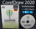 Corel Draw Graphics Suite SE 2020 Vollversion Box + DVD, Cliparts, Schritfen NEU
