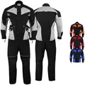 German Wear Motorradkombi GW302K (Spar-Set, 2-tlg., mit Protektoren, Motorradjacke & Motorradhose) 2-teiler Motorradjacke + Motorradhose grau|schwarz 48/S