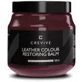 CREVIVE Leder Reparatur Set Kirschrot 300 ml (Rot) - Lederpflege Auto - Lederreparatur Sofa - Autositz Reparatur