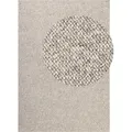 Elle Decoration Rocco Woll-Optik Teppich Rocco Creme Multifarben - Creme