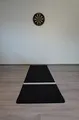 DSX Profi Dart Teppich Set Startline Flex Dartteppich/Dartmatte schwarz/grau meliert mit Abwurflinie Oche #444444
