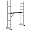 3in1 Leitergerüst Klappgerüst Multifunktionsgerüst Alugerüste Leiterbühne 150kg