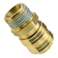 Rectus Druckluftkupplung Stecknippel Schnellkupplung RQS Stecker aus Messing NW 7,2mm (1/2", Kupplung mit Aussengewinde)