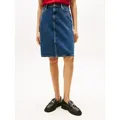 Tommy Hilfiger Jeansrock DNM DEE STRAIGHT KNEE RW SKIRT blau 46