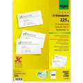 sigel Visitenkarten 3C, 85 x 55 mm, 225 g/qm, hochweiá