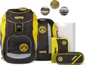 ergobag pack Borussia Dortmund -Schulrucksack-Set ergonomischer Schulrucksack Flexibel 6-teilig 1. Klasse Grundschule