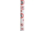 Geschenkpapier Verkehrsschild Zahl 18 Geburtstag, 70 cm Breit, 300cm Länge