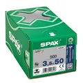 SPAX Schrauben T-STAR plus Seko WIROX Holzschraube 3,5 x 50 mm Teilgewinde