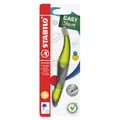 STABILO - Ergonomischer Tintenroller für Linkshänder - EASYoriginal in limone/grün - blau (löschbar) - inkl. Patrone - Blister