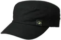 CHILLOUTS EL Paso Hat Military Cap - Army Cap Schirmmütze Sommer Kopfbedeckung, Militär Herren Verstellbar, Feldmütze Atmungsaktiv, Mütze Herren mit Schirm mit UPF 50+ UV-Schutz, schwarz