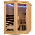 Artsauna Infrarotkabine Wärmekabine Kolding mit Triplex Heizsystem und Hemlockholz