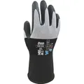 Wonder Grip® WG-555 Arbeitshandschuh Duo, Gr. XL/10, atmungsaktiv, angenehmen Komfort, präzise Kontrolle, 1x Paar L/R, grau/schwarz