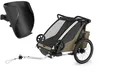 Thule Chariot Cross 2er Double Multisport Fahrradanhänger Anhänger Faded Khak...