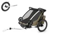 Thule Chariot Cross 2er Double Multisport Fahrradanhänger Anhänger Faded Khak...