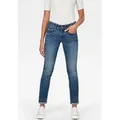 G-STAR Straight-Jeans Midge Straight Women mit Used-Effekten blau 31