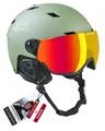 Skihelm mit Visier Kirchberg Olivin, S 5153cm